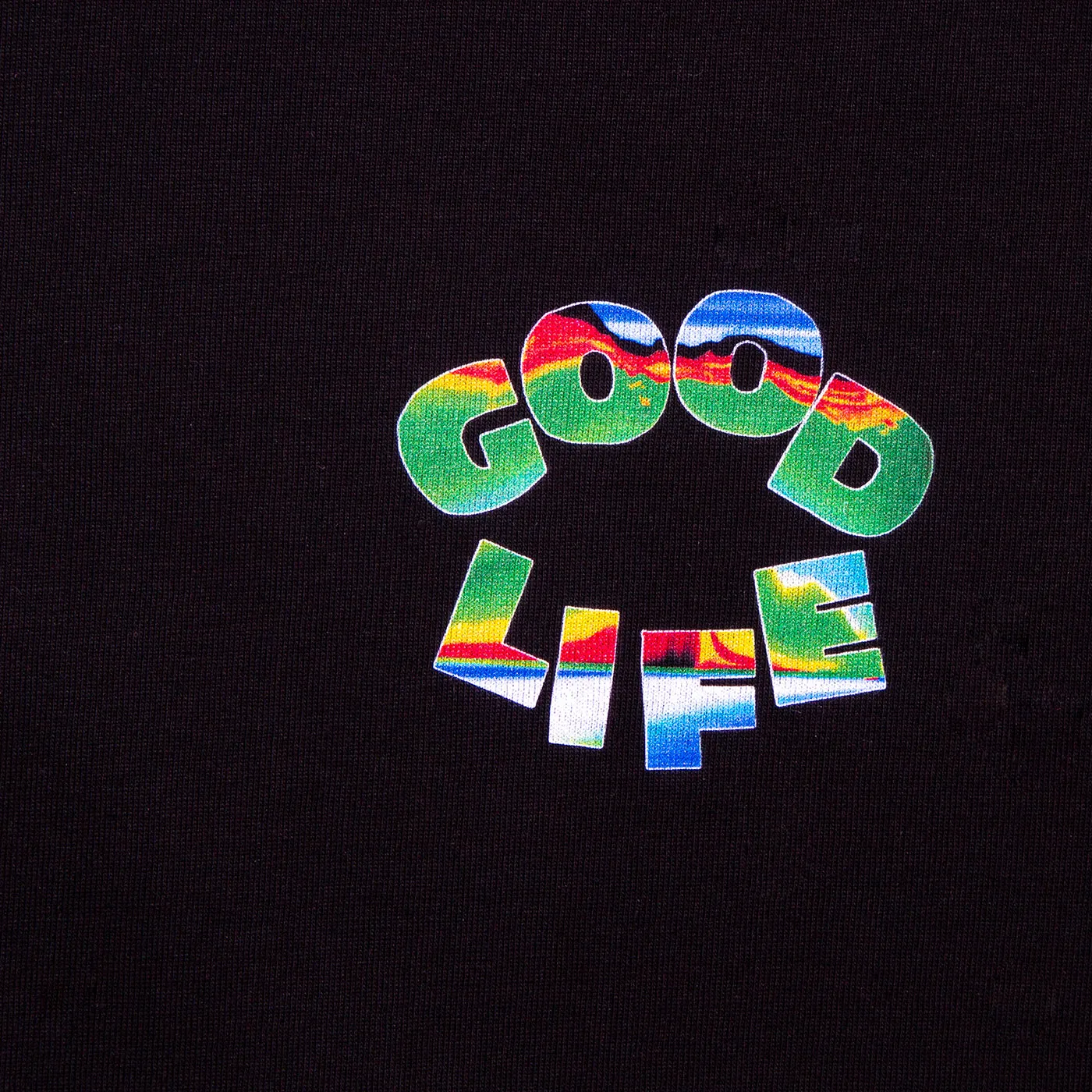 Crest Doodle Good Life - Tshirt - Black
