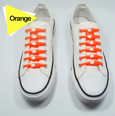 Elastic Silicone Shoelaces 12pcs Lazy No Tie Athletic Running Sport Shoelaces Children and Adult Shoe Strings For NMD sneakers
