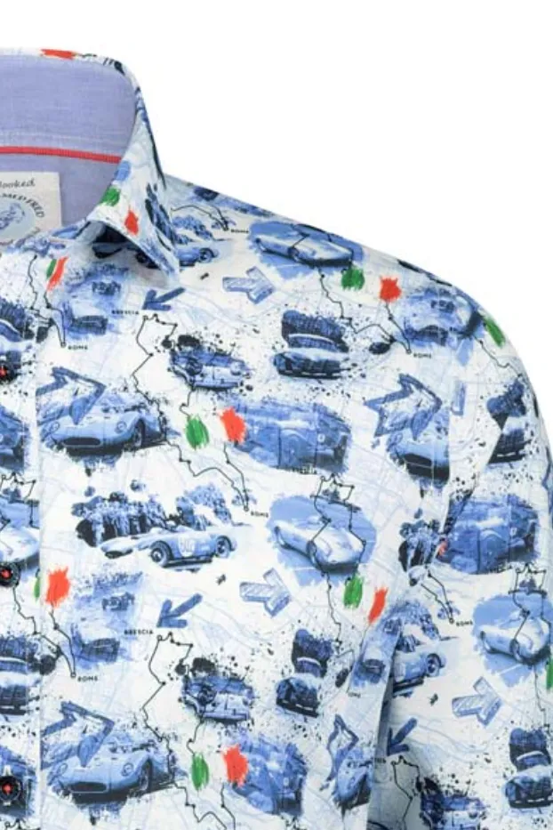 FISH - L/S CARS SHIRT - 2401009