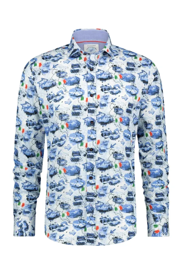 FISH - L/S CARS SHIRT - 2401009