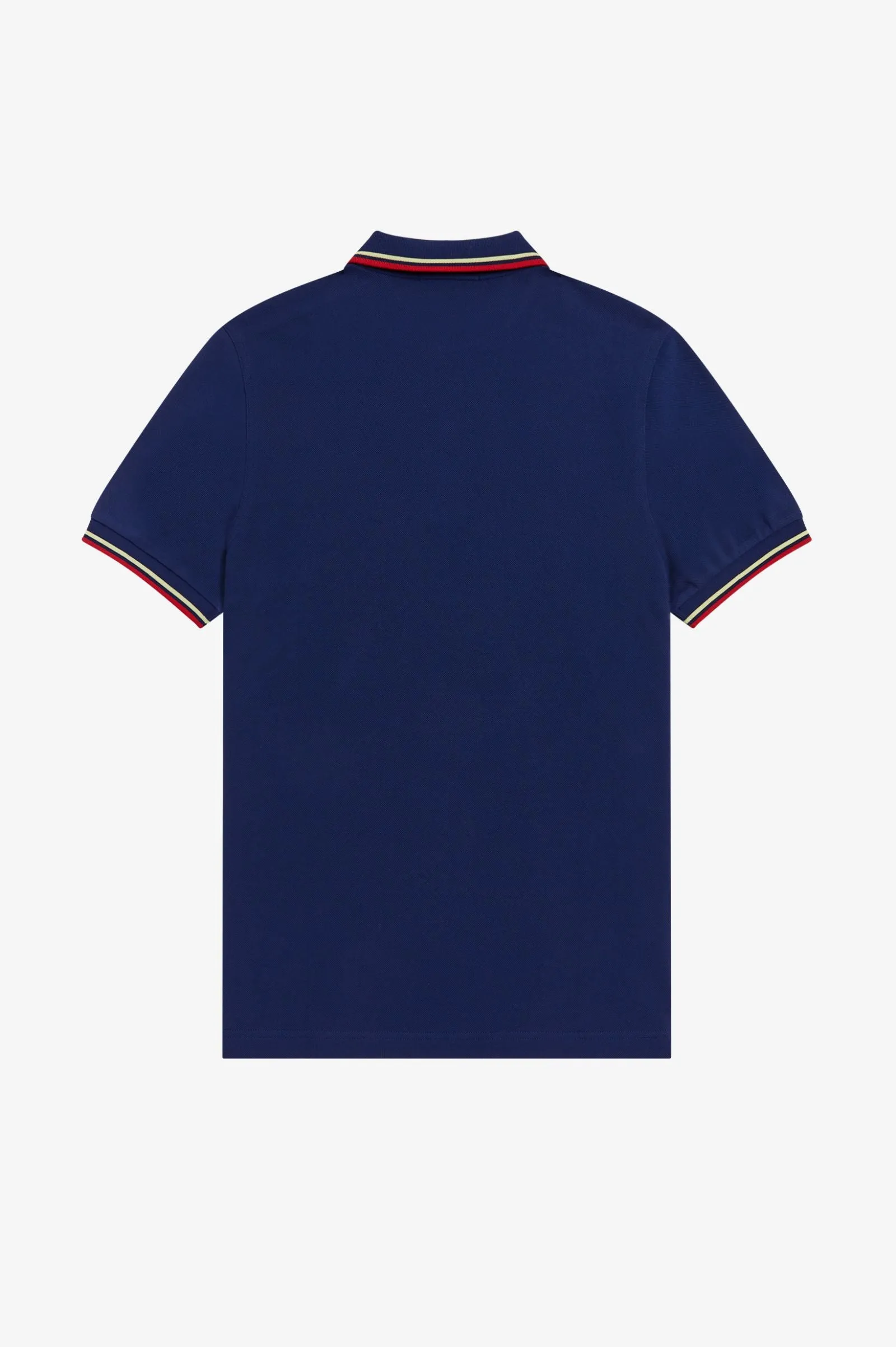 Fred Perry Polo French Navy / Wax Yellow / Washed Red