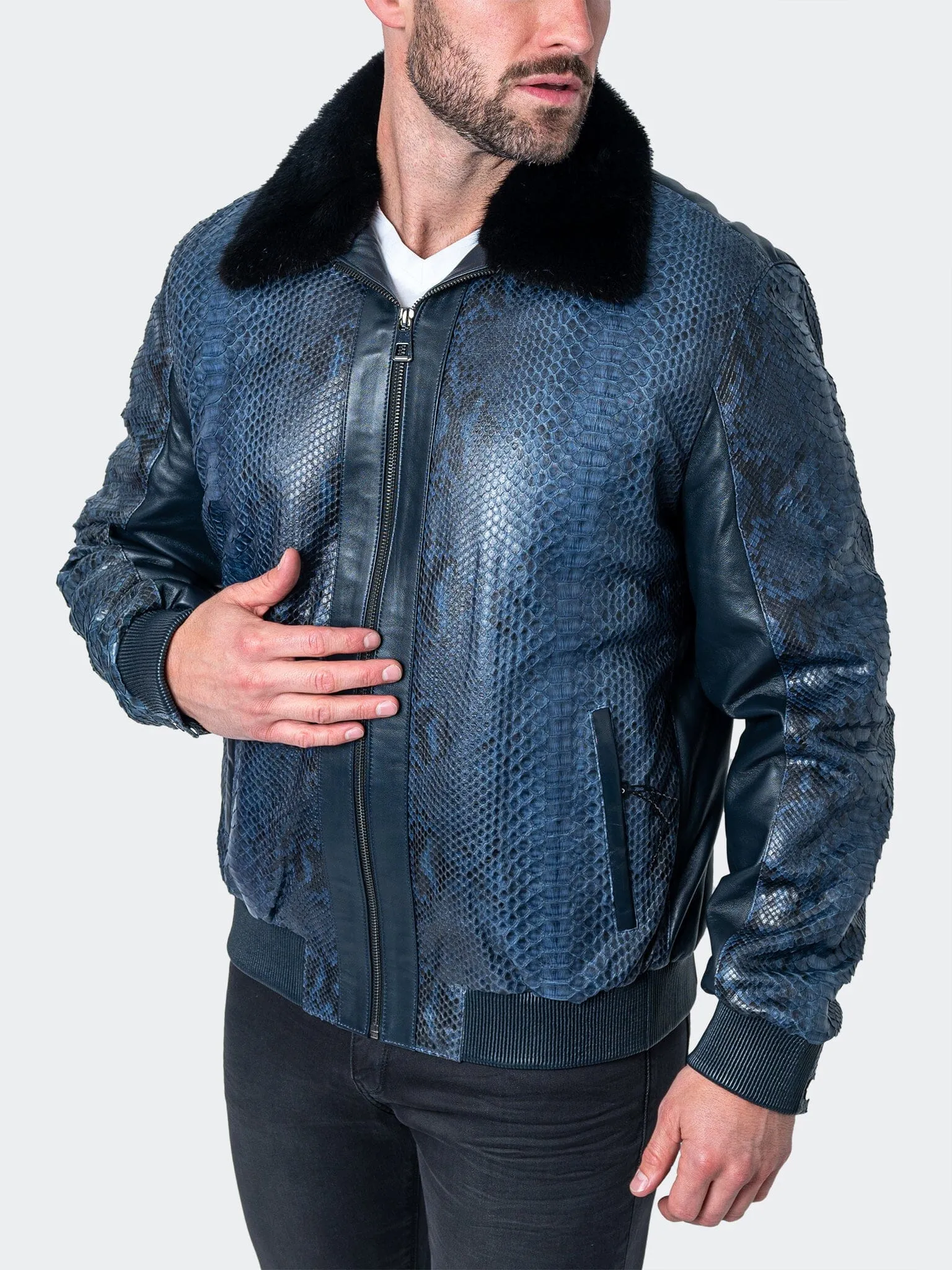 Leather Scene Grey