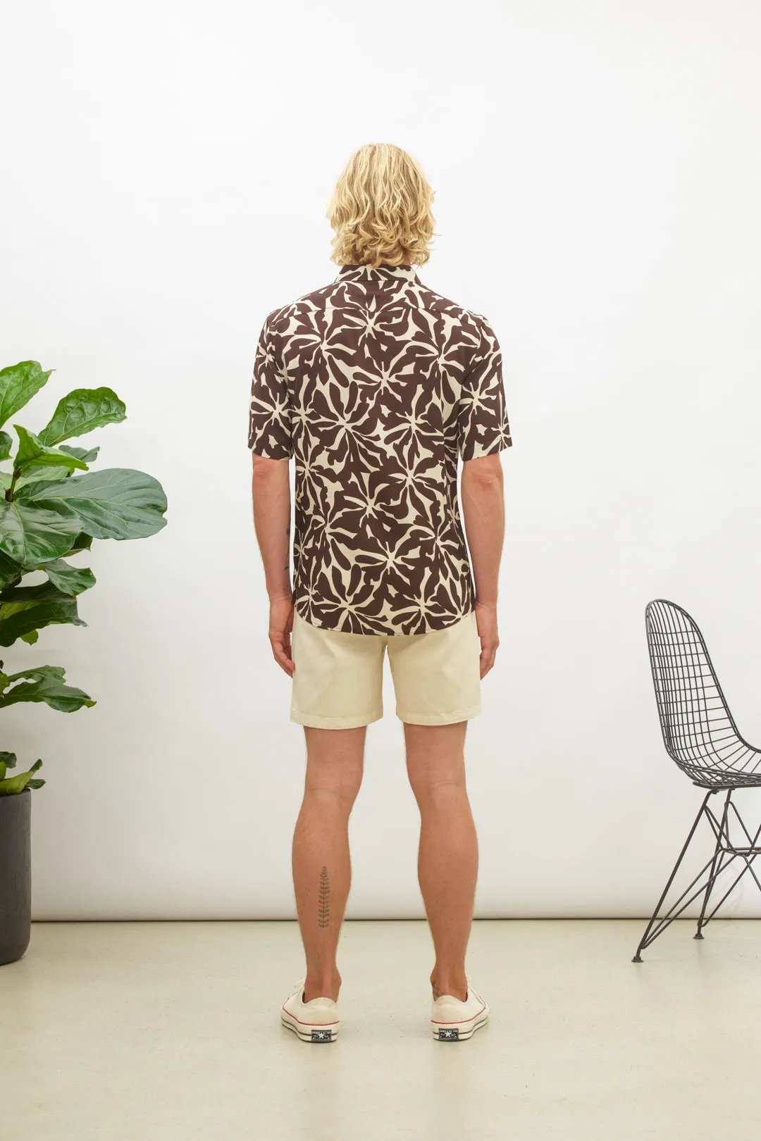 NAI0108D4 print shirt big flower