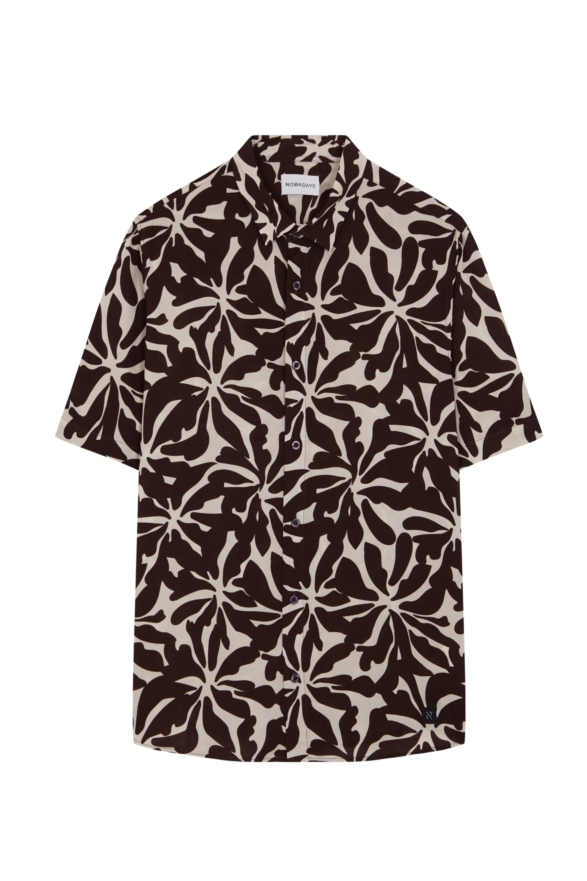 NAI0108D4 print shirt big flower