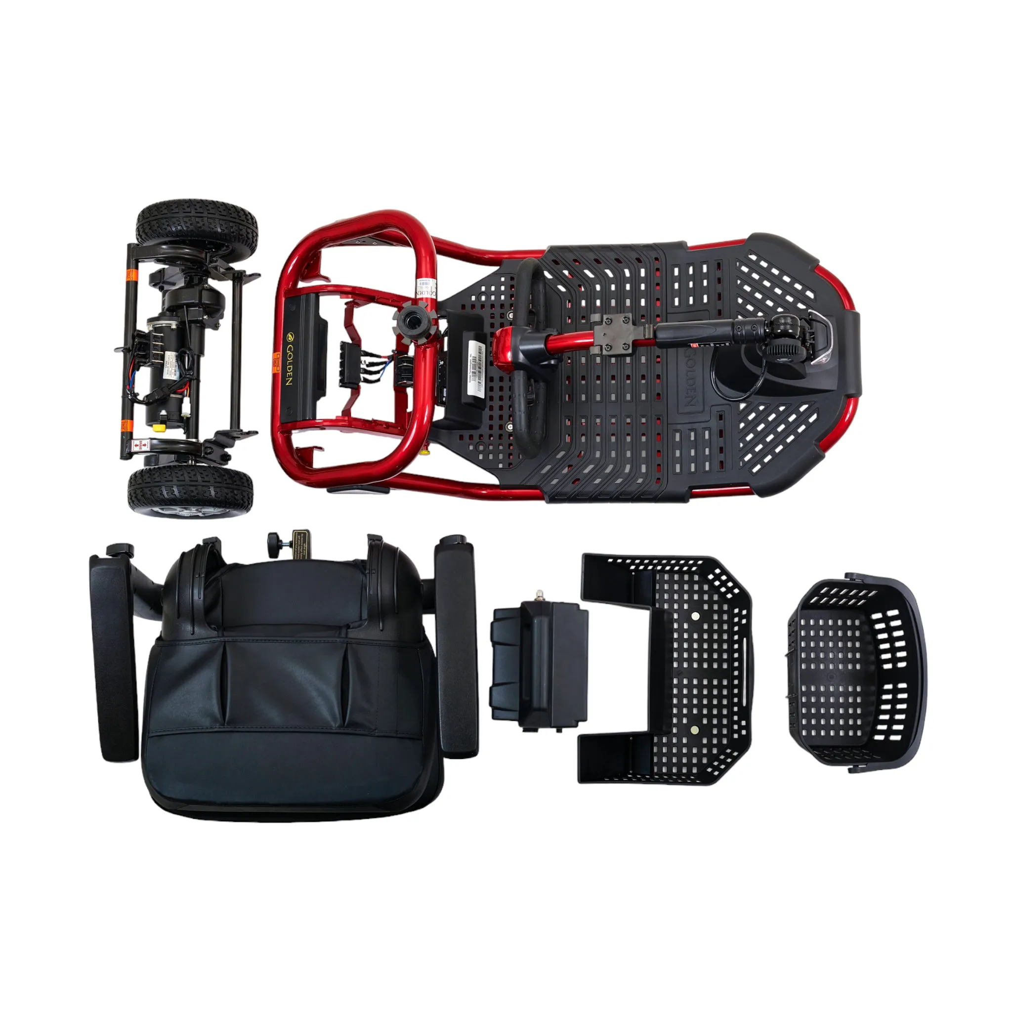 New Golden Technologies LiteRider 3-Wheel Full Size Mobility Scooter | Max Speed 5 MPH | 300 LBS Weight Capacity