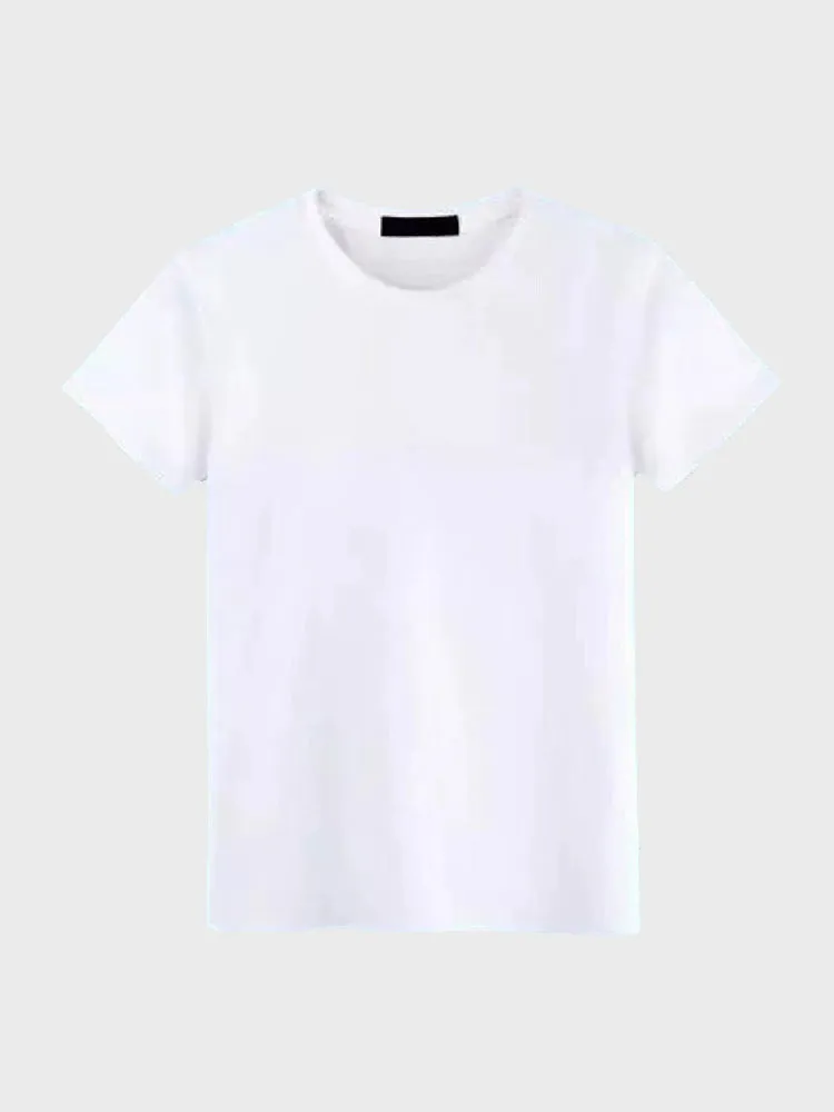 Plain Color Men's Short Sleeve Tee