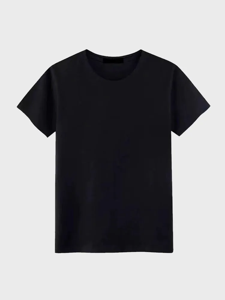 Plain Color Men's Short Sleeve Tee