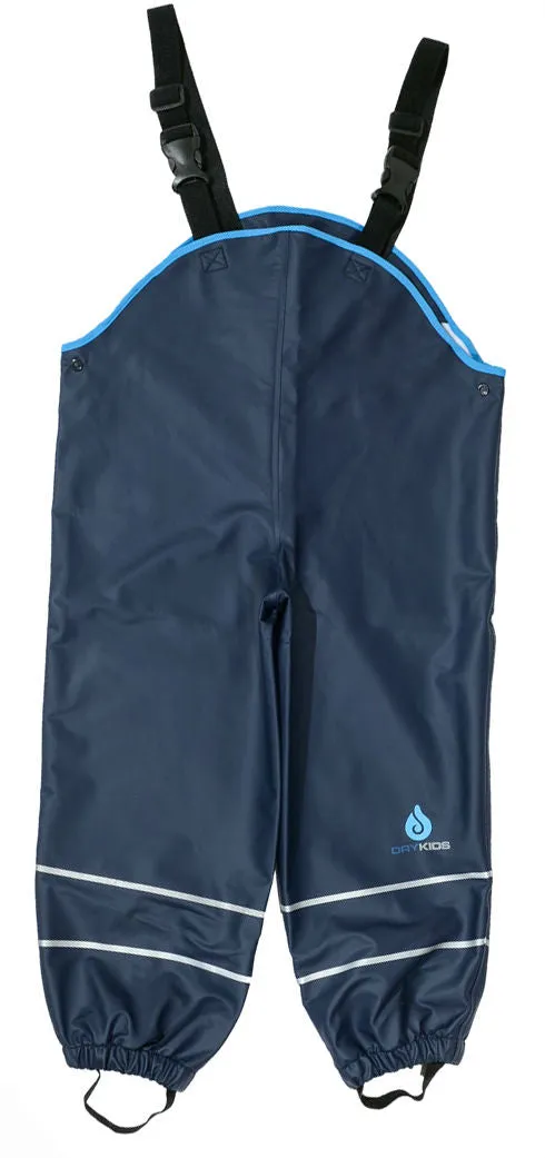 PU Splash Navy Jacket & Dungaree Set
