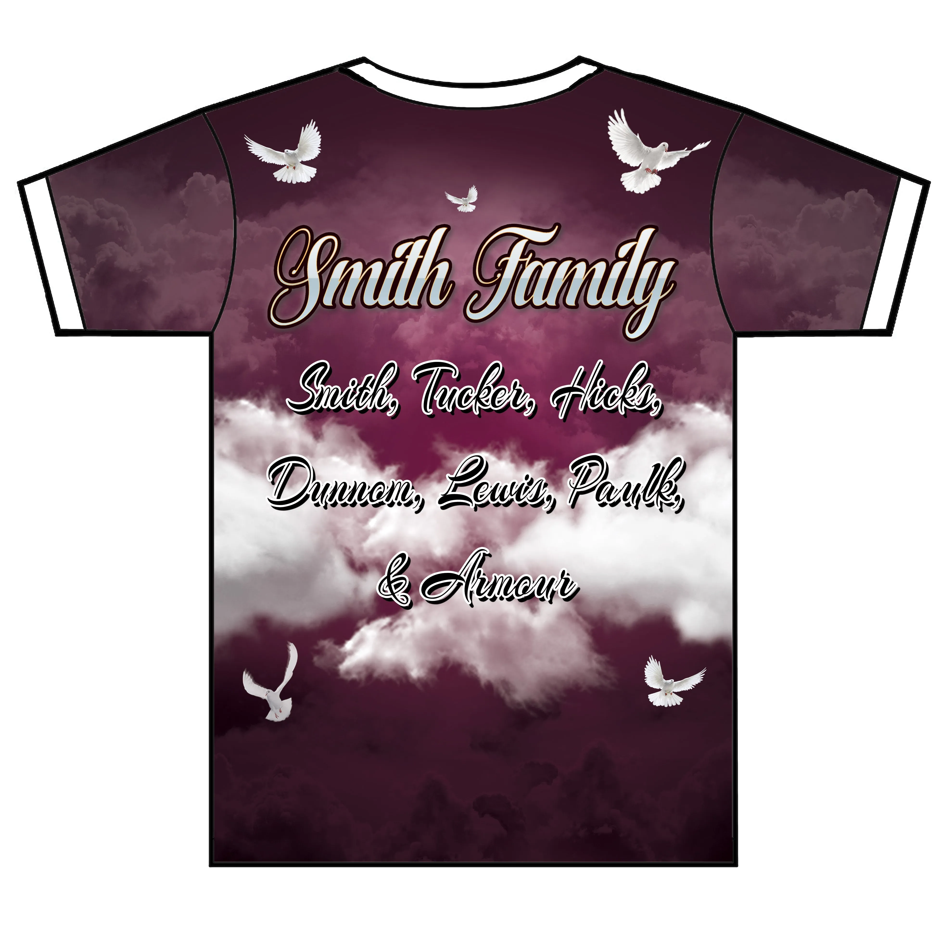 Custom-Designed Legacy 3D Family Reunion Shirt