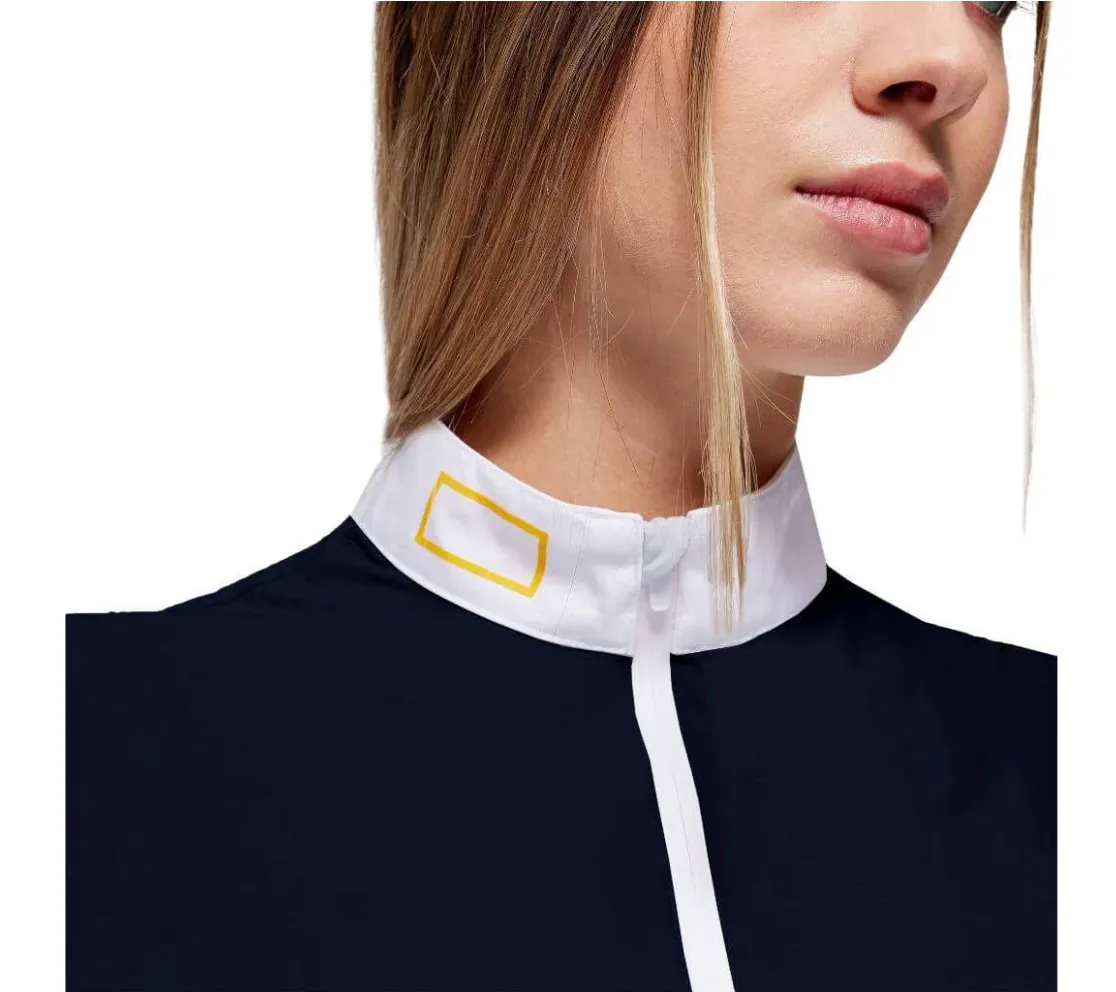 Womens Long Sleeve Zip Competition Shirt - RG Jersey