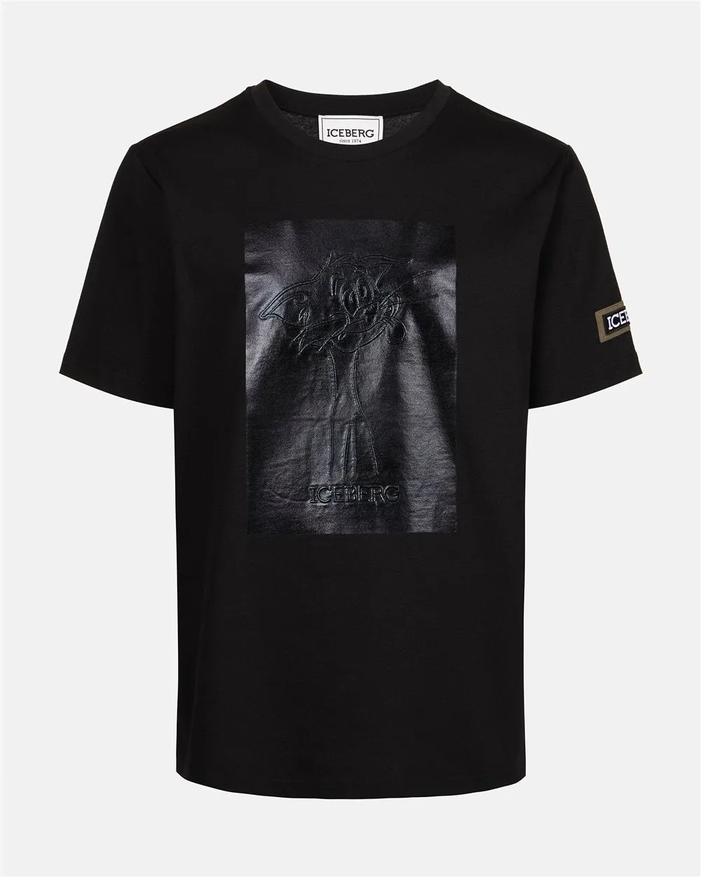 T-shirt with Tom embroidered and rubberized (Black) - I24F02B63049000