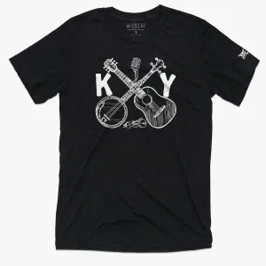 The Bluegrass Pickin' Kentucky Shop Logo Tee