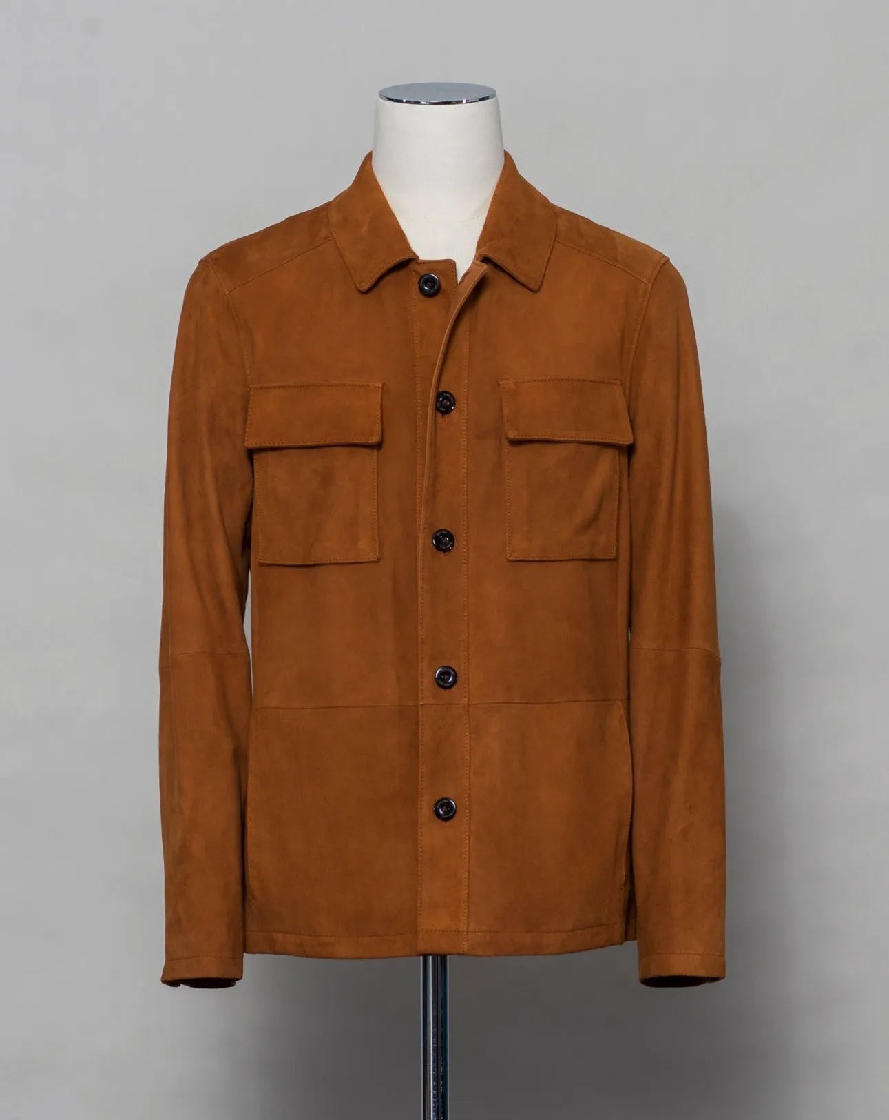 Werner Christ Suede Jacket - Cognac