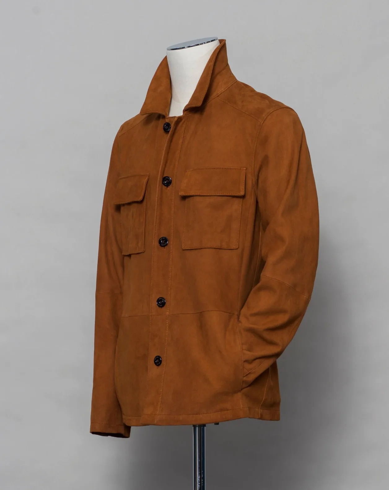 Werner Christ Suede Jacket - Cognac