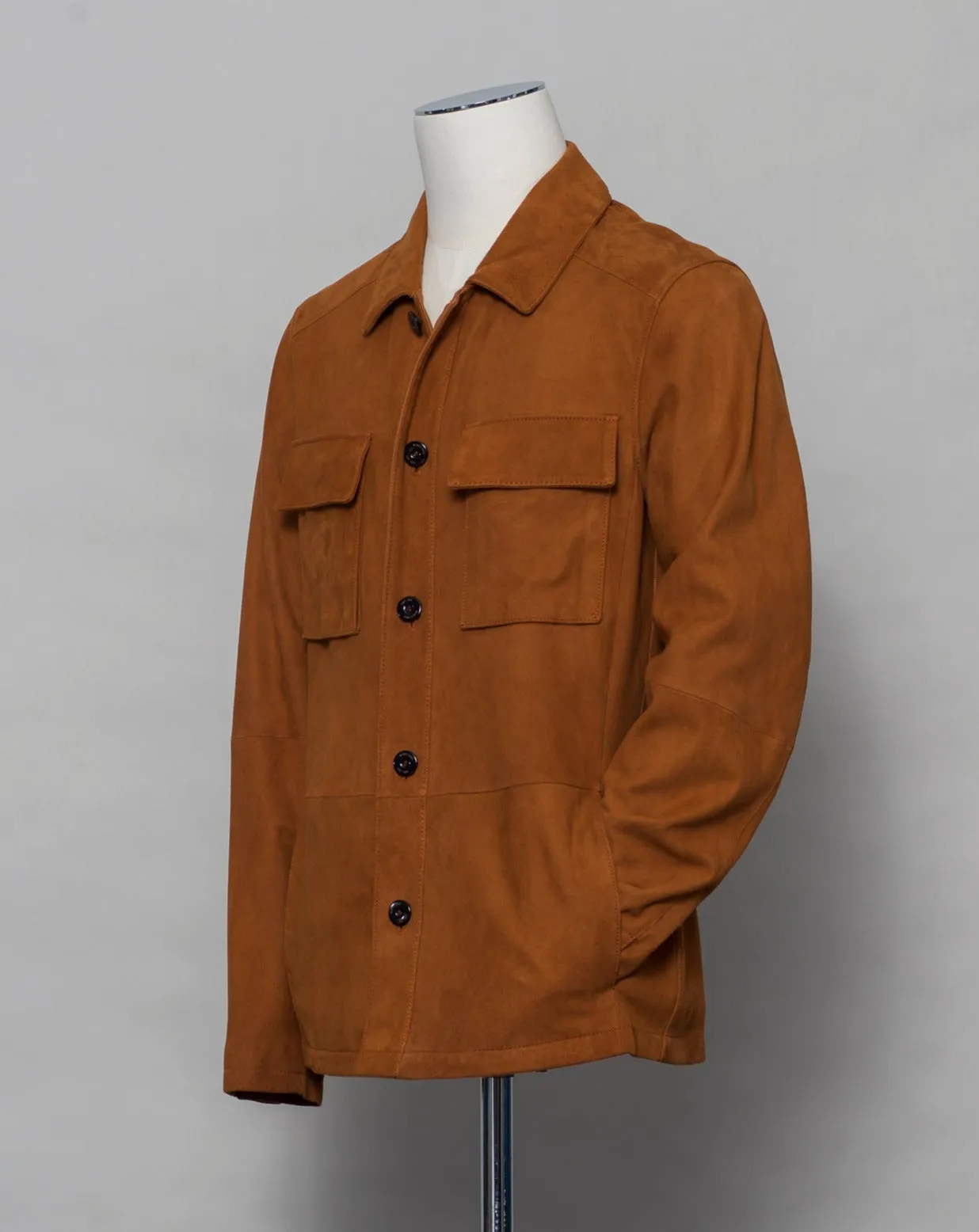 Werner Christ Suede Jacket - Cognac