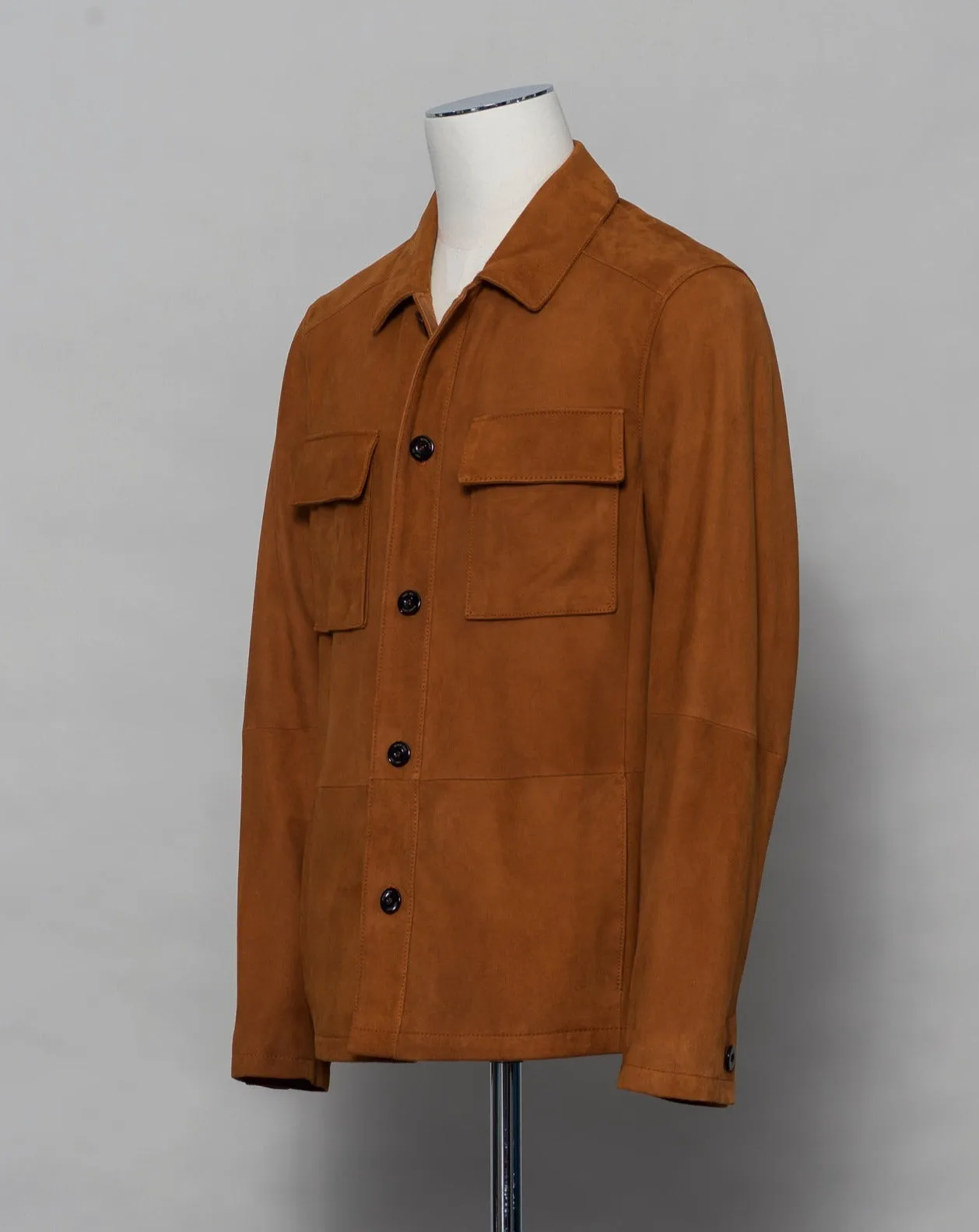 Werner Christ Suede Jacket - Cognac